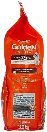         Premier Pet Ração Golden Fórmula Mini Bits Para Cães Adultos Pequeno Porte Sabor Carne E Arroz 3Kg Para Todas Pequeno Adulto       