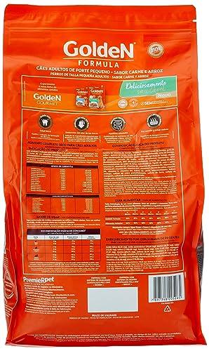         Premier Pet Ração Golden Fórmula Mini Bits Para Cães Adultos Pequeno Porte Sabor Carne E Arroz 3Kg Para Todas Pequeno Adulto       